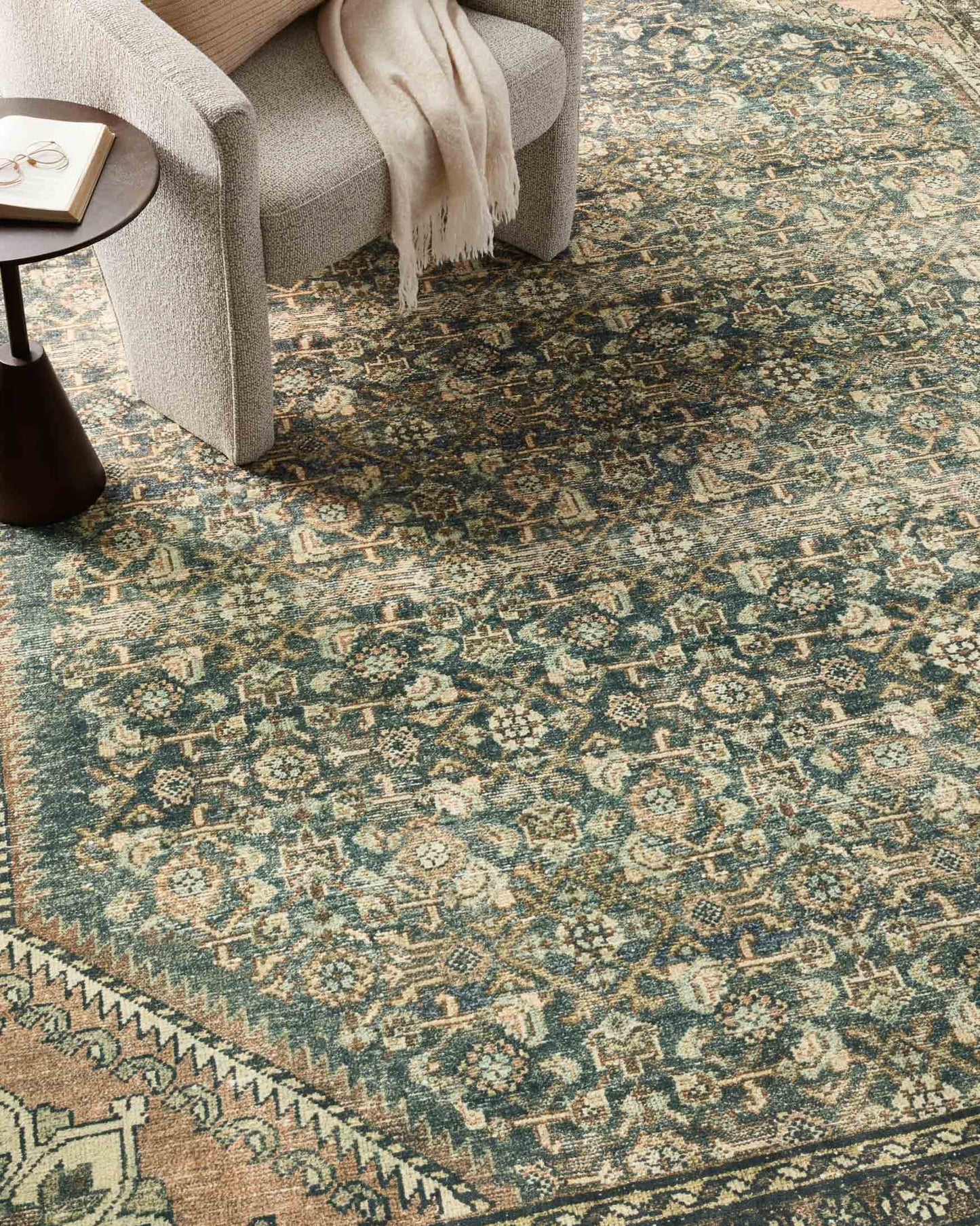 Magnolia Home x Loloi Banks Rug - Denim Clay