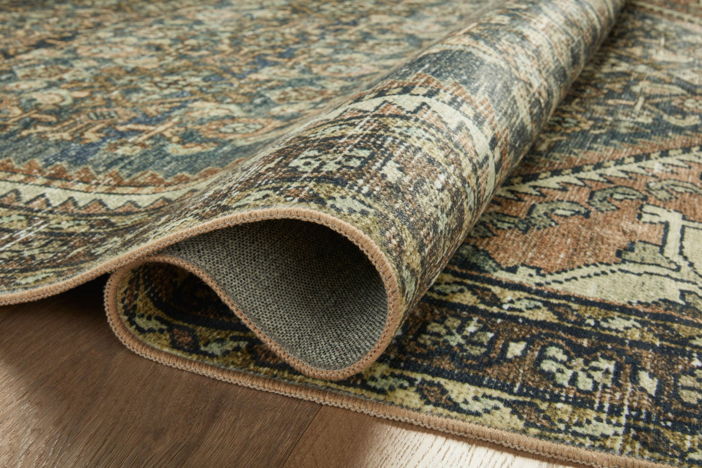 Magnolia Home x Loloi Banks Rug - Denim Clay