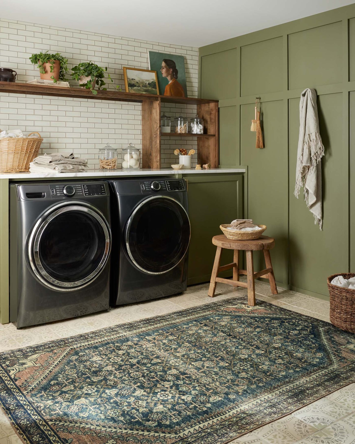 Magnolia Home x Loloi Banks Rug - Denim Clay