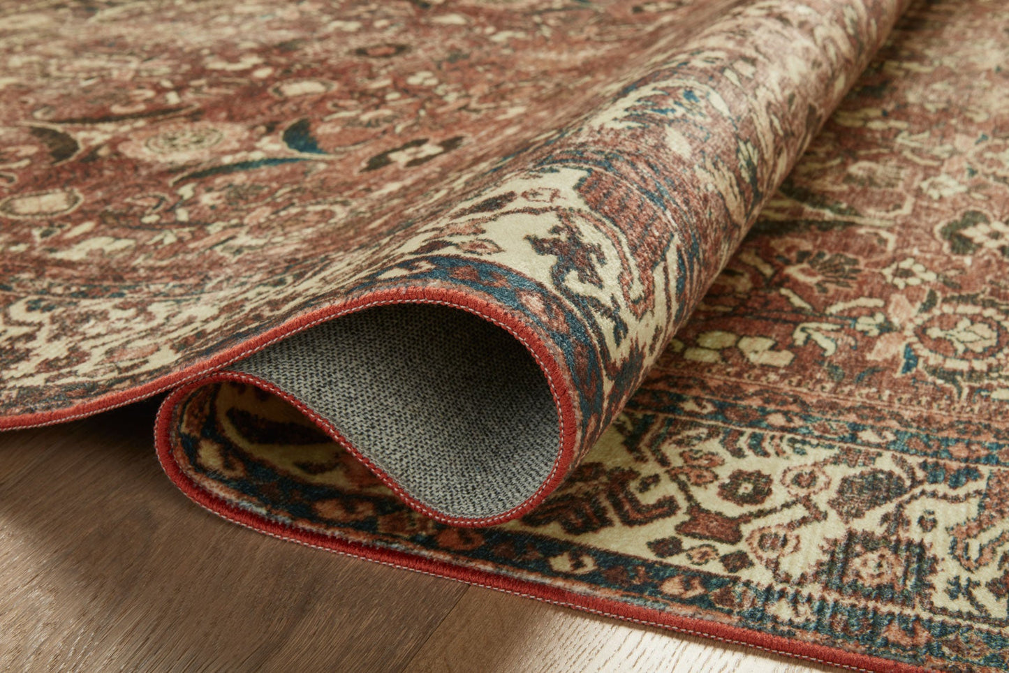 Magnolia Home x Loloi Banks Rug - Brick Ivory