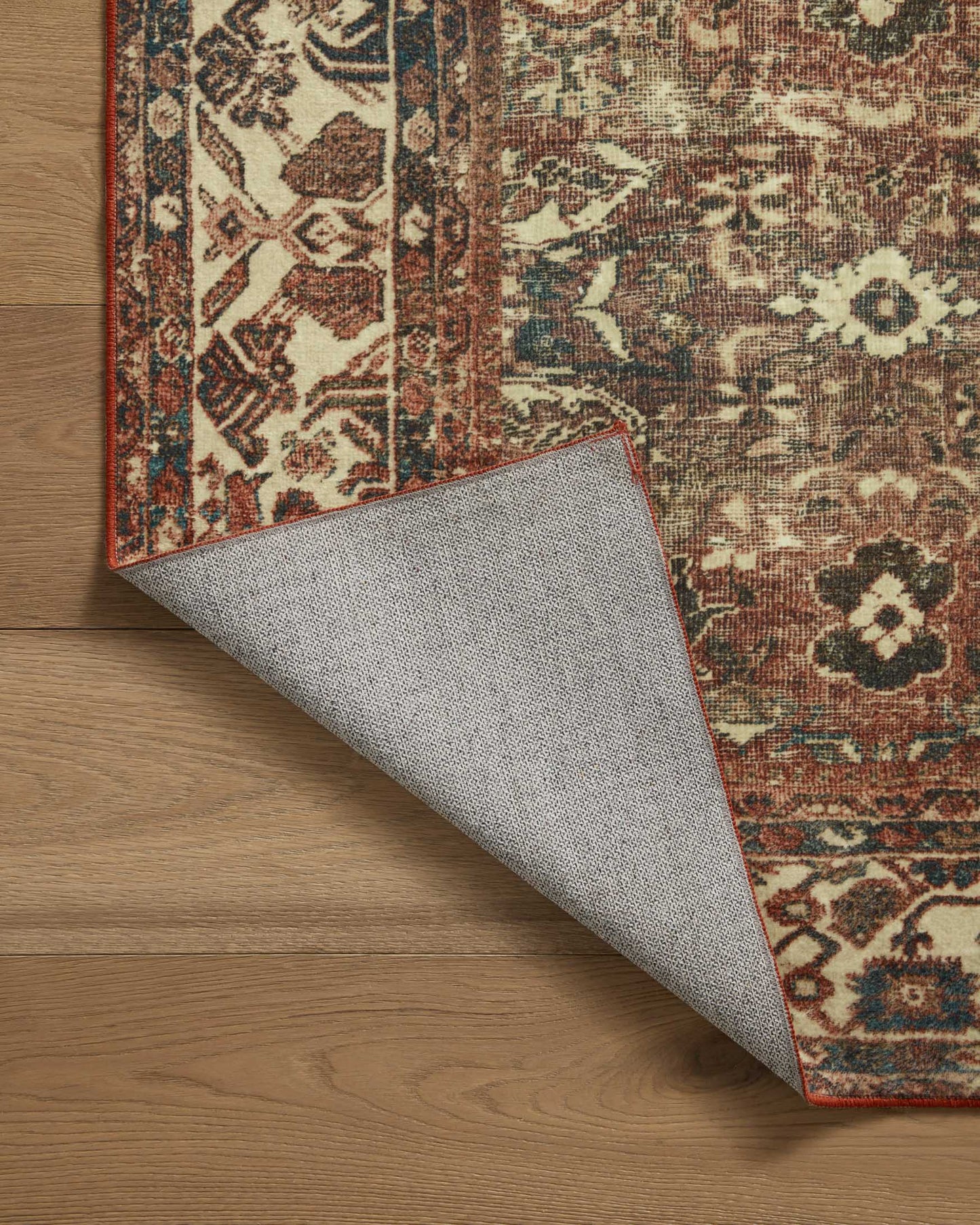 Magnolia Home x Loloi Banks Rug - Brick Ivory