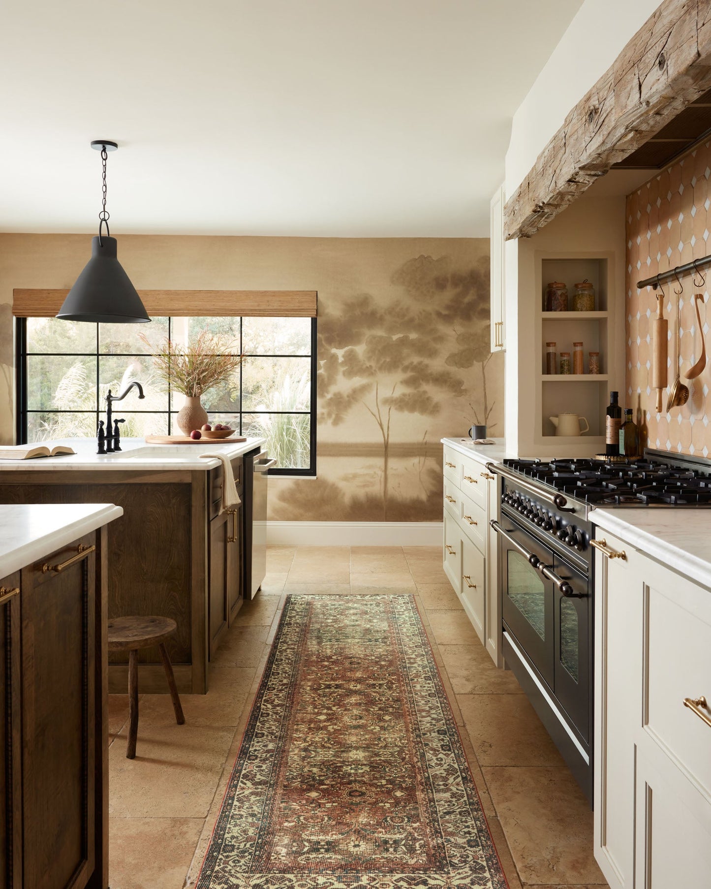 Magnolia Home x Loloi Banks Rug - Brick Ivory