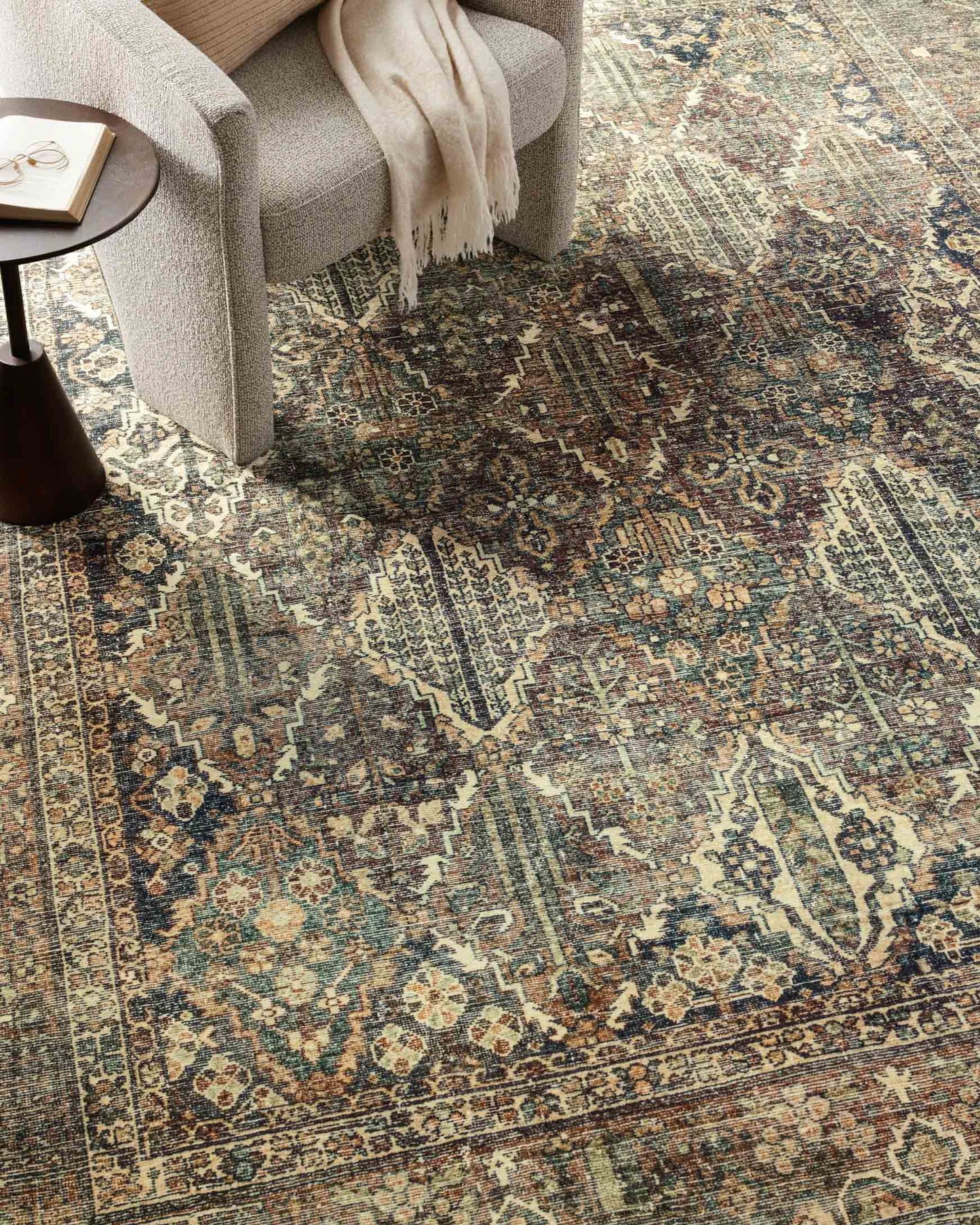 Magnolia Home x Loloi Banks Rug - Spice Blue