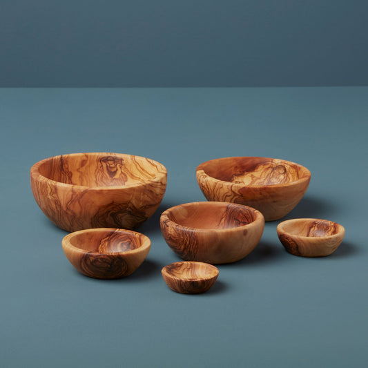 Olive Wood Nesting Bowl Set