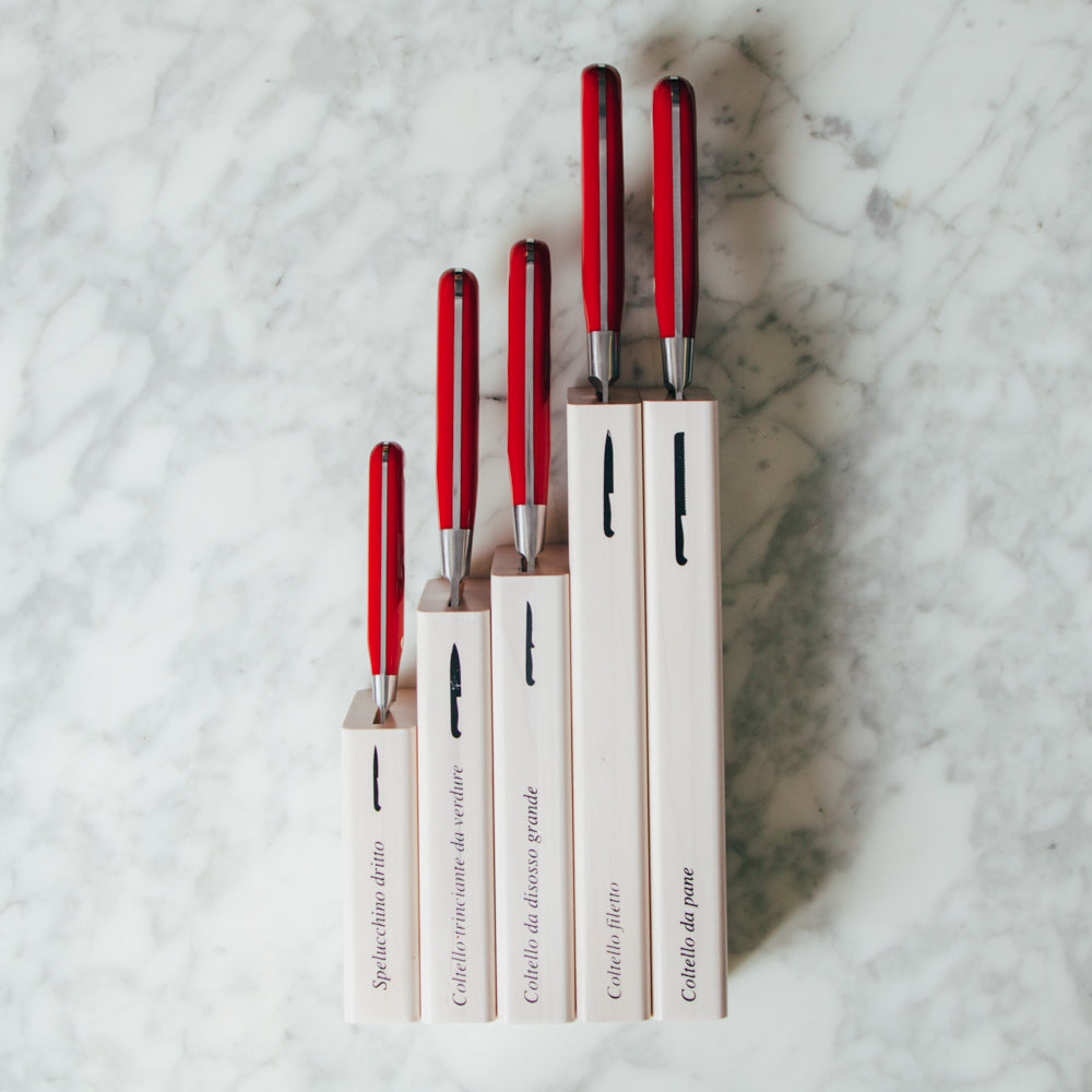 Berti Boning Knife - Red