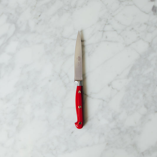 Berti Straight Paring Knife - Red