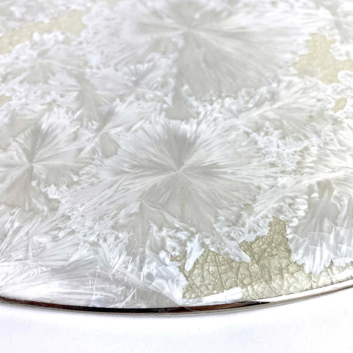 Borealis Small Lazy Susan - White