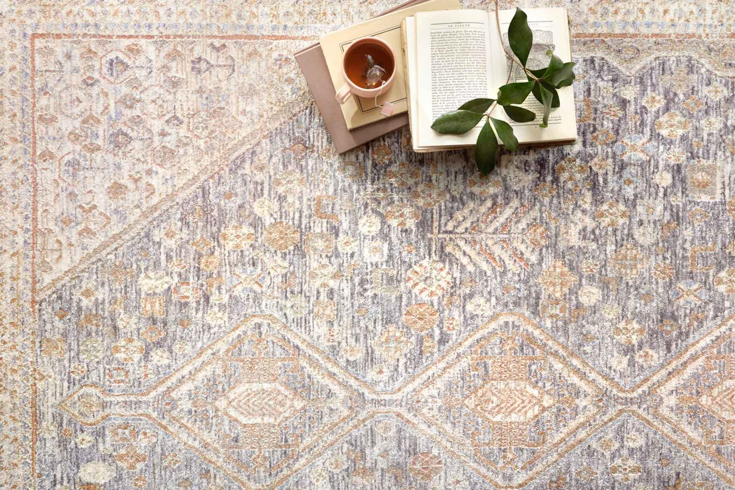 Magnolia Home x Loloi Carlisle Rug - Blue Ivory