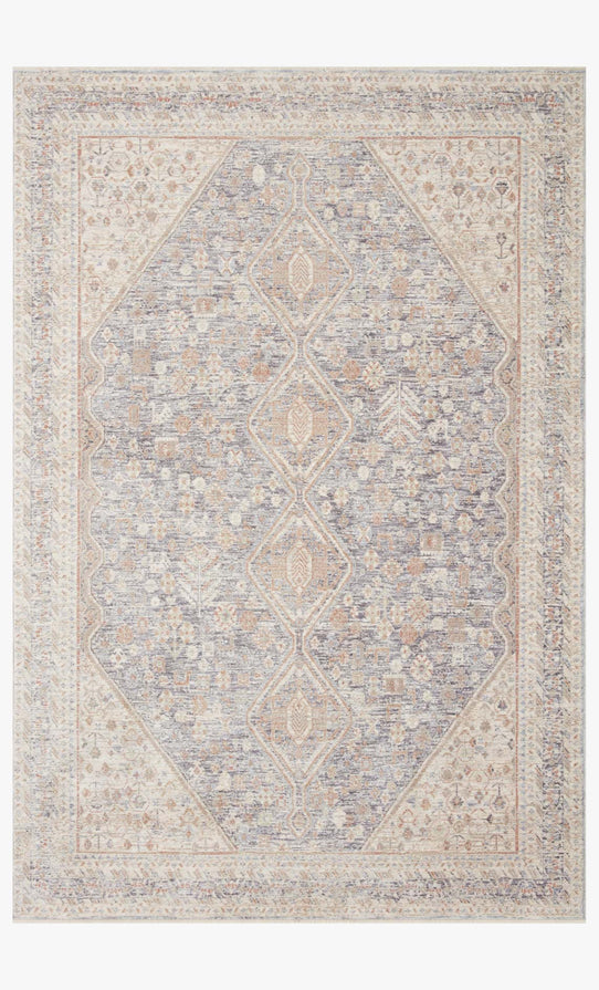Magnolia Home x Loloi Carlisle Rug - Blue Ivory