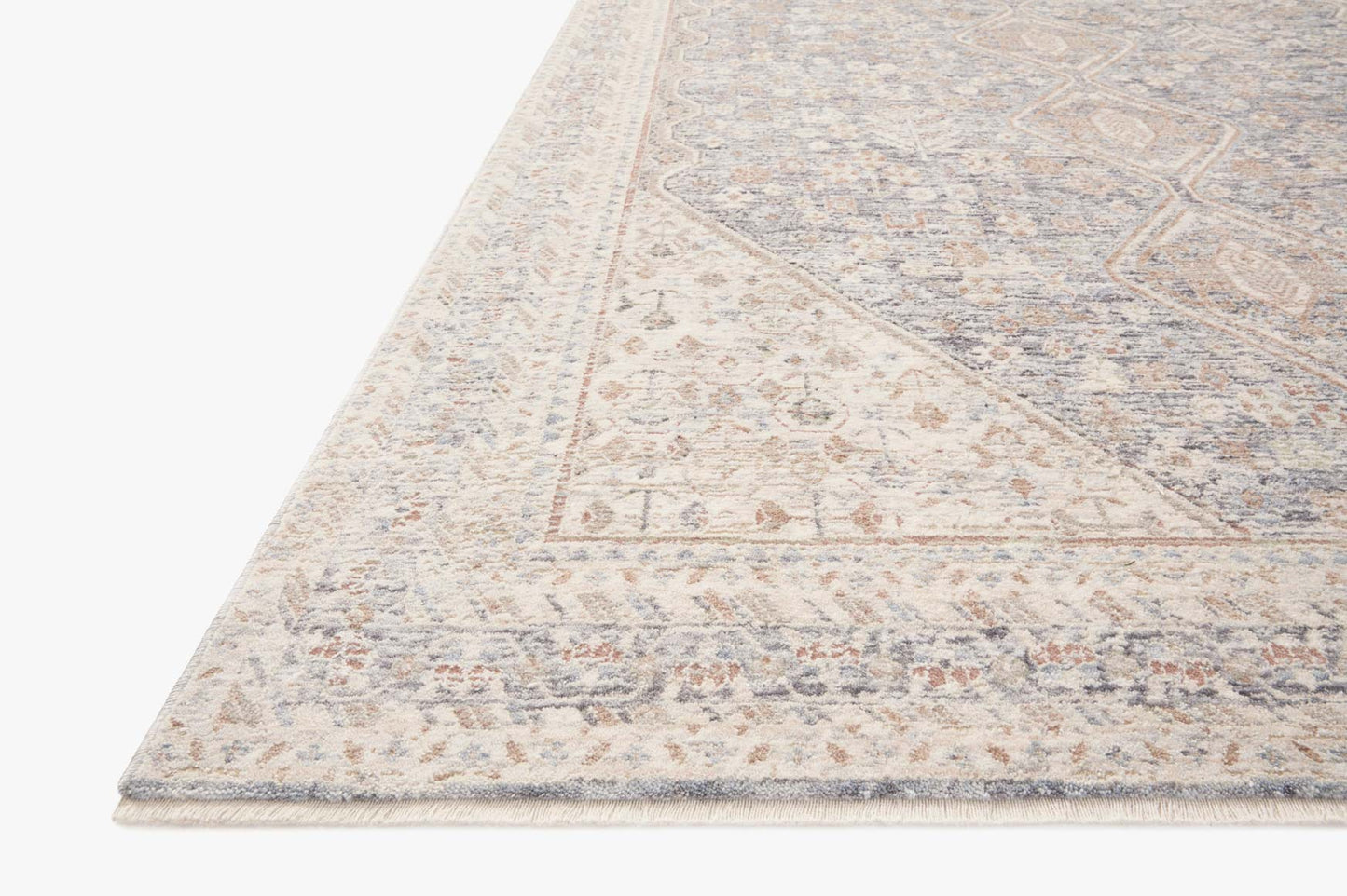 Magnolia Home x Loloi Carlisle Rug - Blue Ivory