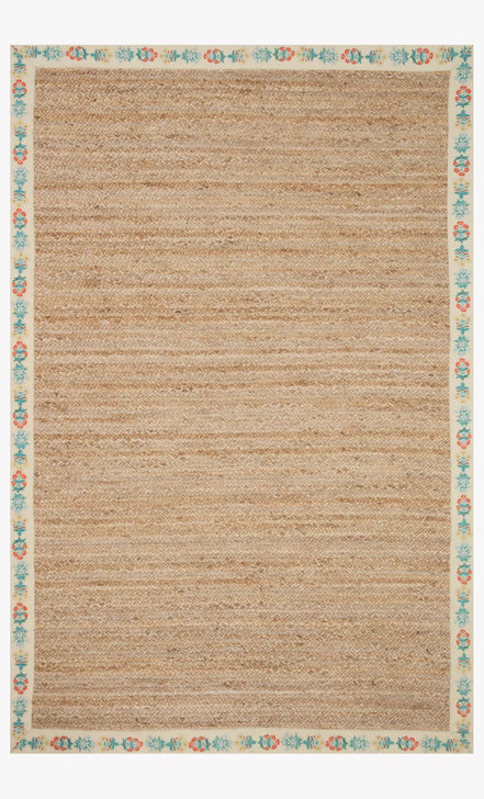 Rifle Paper Co x Loloi Costa Rug - Mughal Rose Natural & Cream