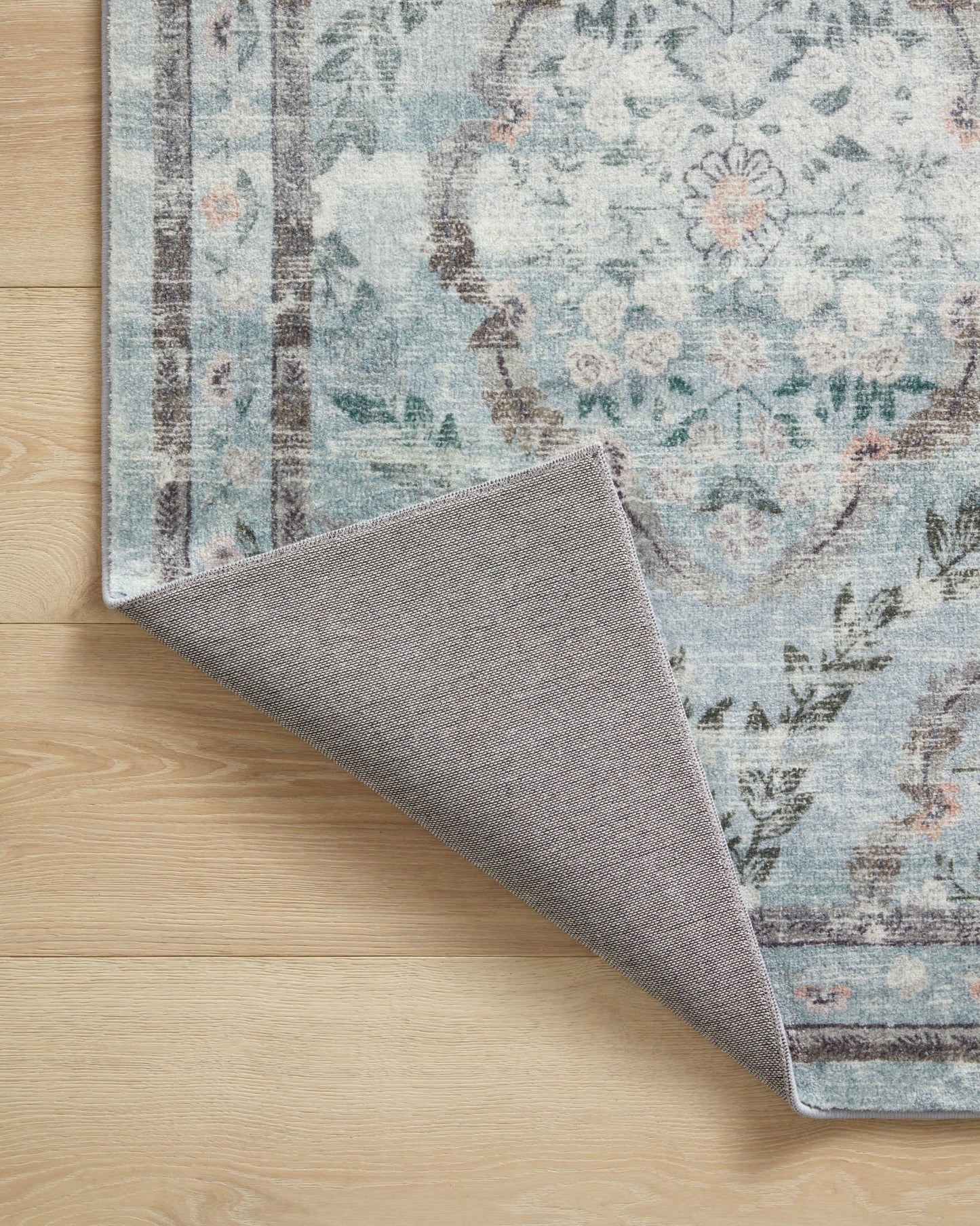 Rifle Paper Co x Loloi Courtyard Rug - Chateau Blue