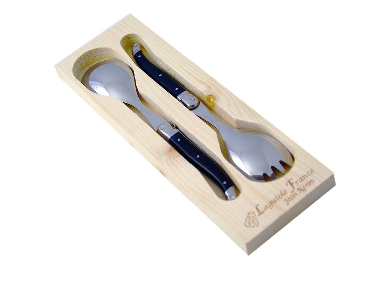 Laguiole Salad Serving Set - Black