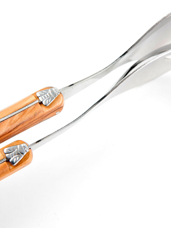 Laguiole Salad Serving Set - Olivewood