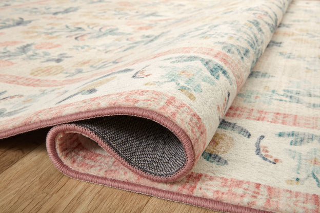 Rifle Paper Co x Loloi Eden Rug - Mughal Rose Blush
