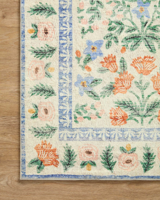 Rifle Paper Co x Loloi Eden Rug - Mughal Garden Cream