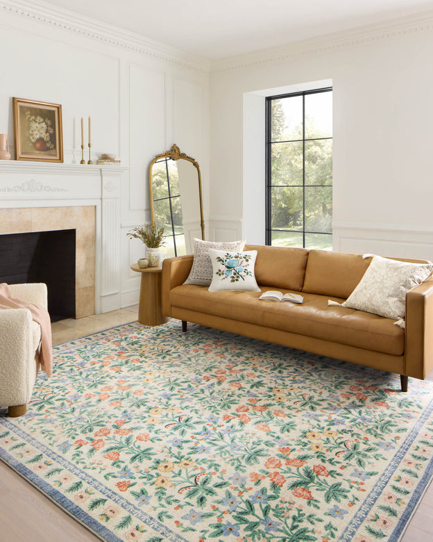 Rifle Paper Co x Loloi Eden Rug - Mughal Garden Cream