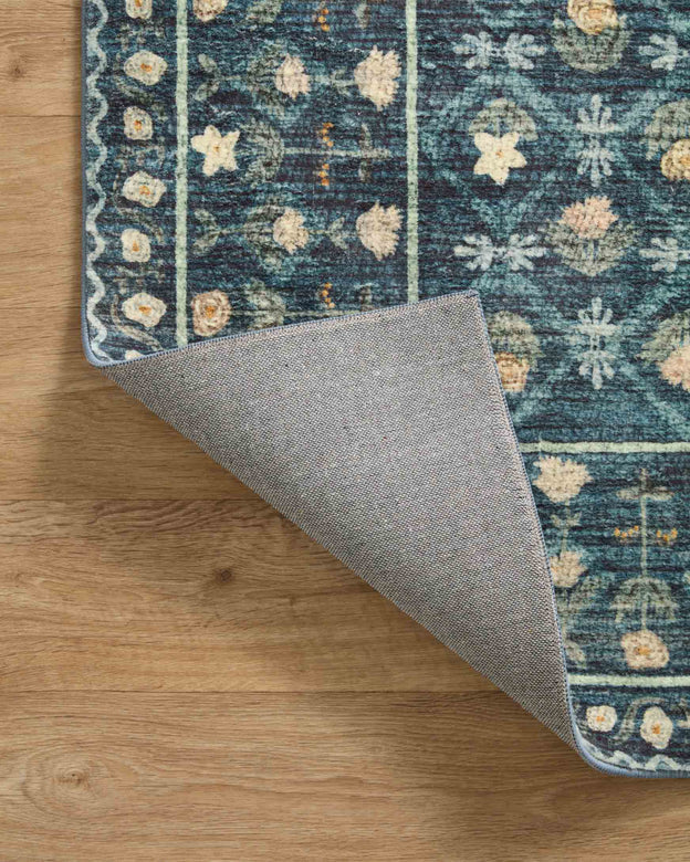 Rifle Paper Co x Loloi Eden Rug - Lattice Indigo