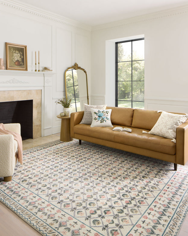 Rifle Paper Co x Loloi Eden Rug - Lattice Ivory