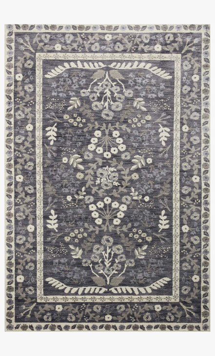 Rifle Paper Co x Loloi Fiore Rug - Florence Charcoal