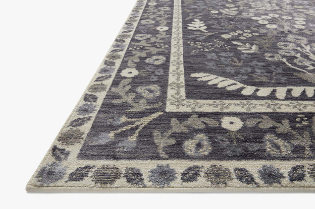 Rifle Paper Co x Loloi Fiore Rug - Florence Charcoal