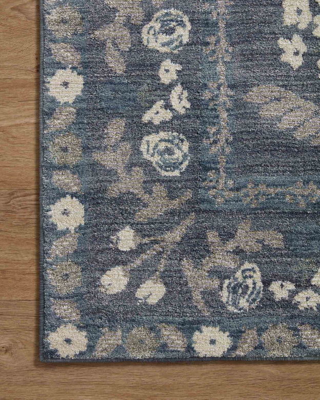 Rifle Paper Co x Loloi Fiore Rug - Florence Navy & Grey