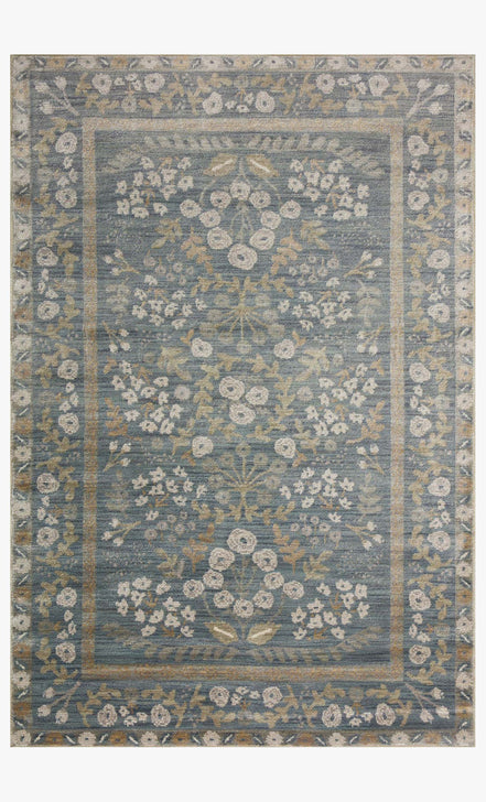Rifle Paper Co x Loloi Fiore Rug - Florence Slate & Sage
