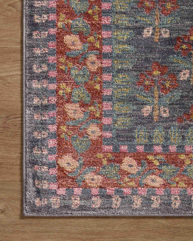 Rifle Paper Co x Loloi Fiore Rug - Forte Navy