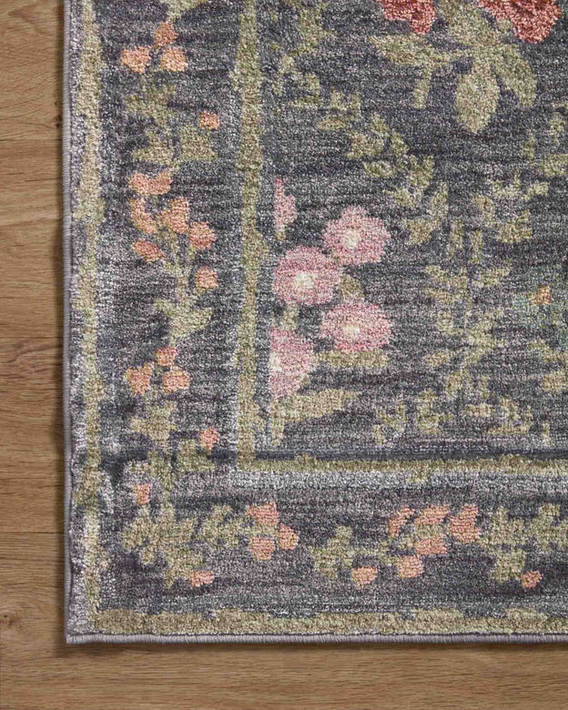 Rifle Paper Co x Loloi Fiore Rug - Hawthorne Charcoal