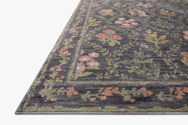 Rifle Paper Co x Loloi Fiore Rug - Hawthorne Charcoal
