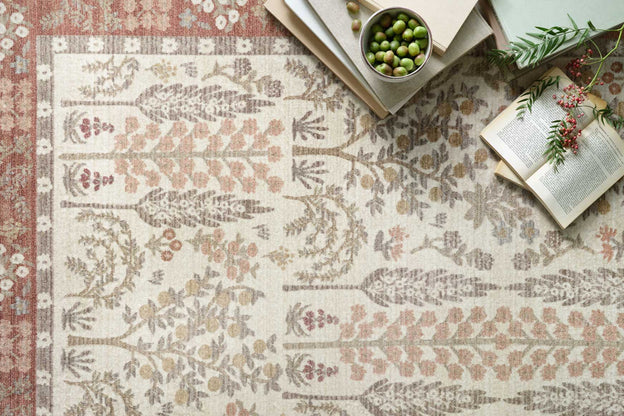 Rifle Paper Co x Loloi Holland Rug - Fenna Rust