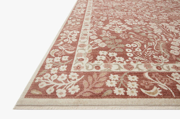Rifle Paper Co x Loloi Holland Rug - Lotte Crimson