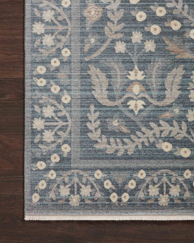 Rifle Paper Co x Loloi Holland Rug - Anika Blue