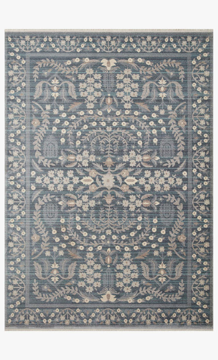 Rifle Paper Co x Loloi Holland Rug - Anika Blue
