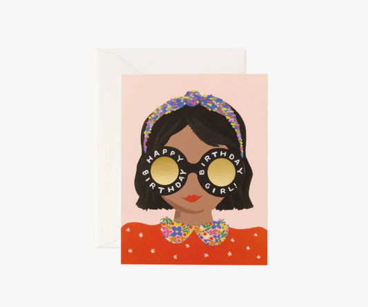 Rifle Paper Co Card - Headband Birthday Girl