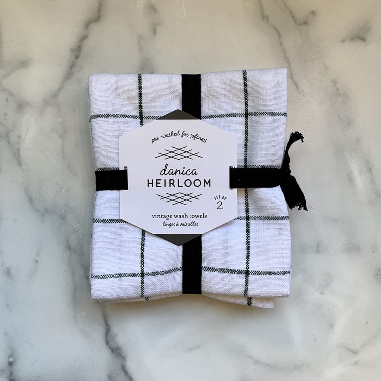 Vintage Heirloom Tea Towels - Jade