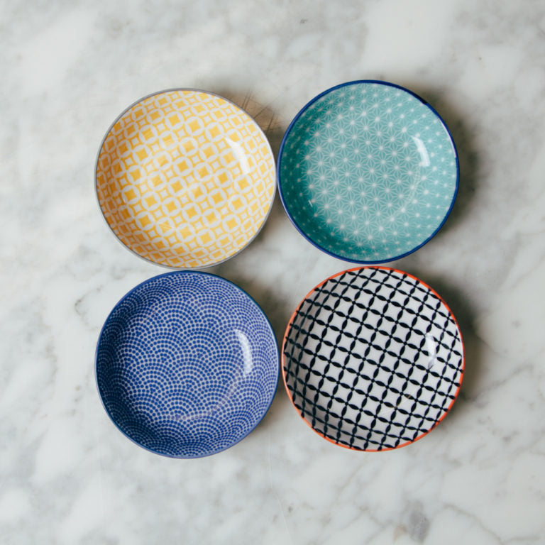 Dip Bowl - Aqua Stars