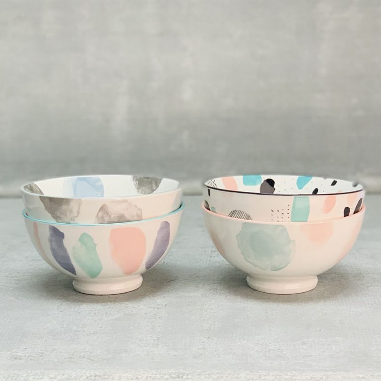 Stamped Bowl - Nimbus Gray