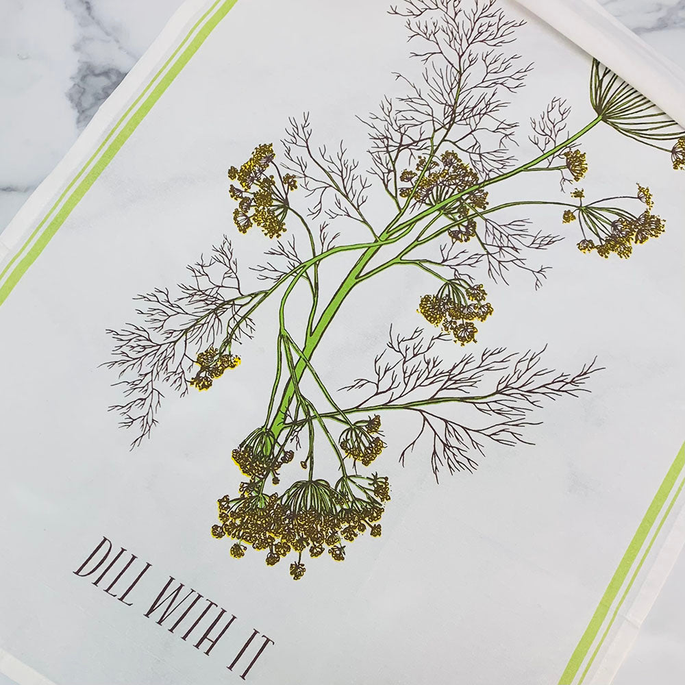 Dill With It Tea Towel