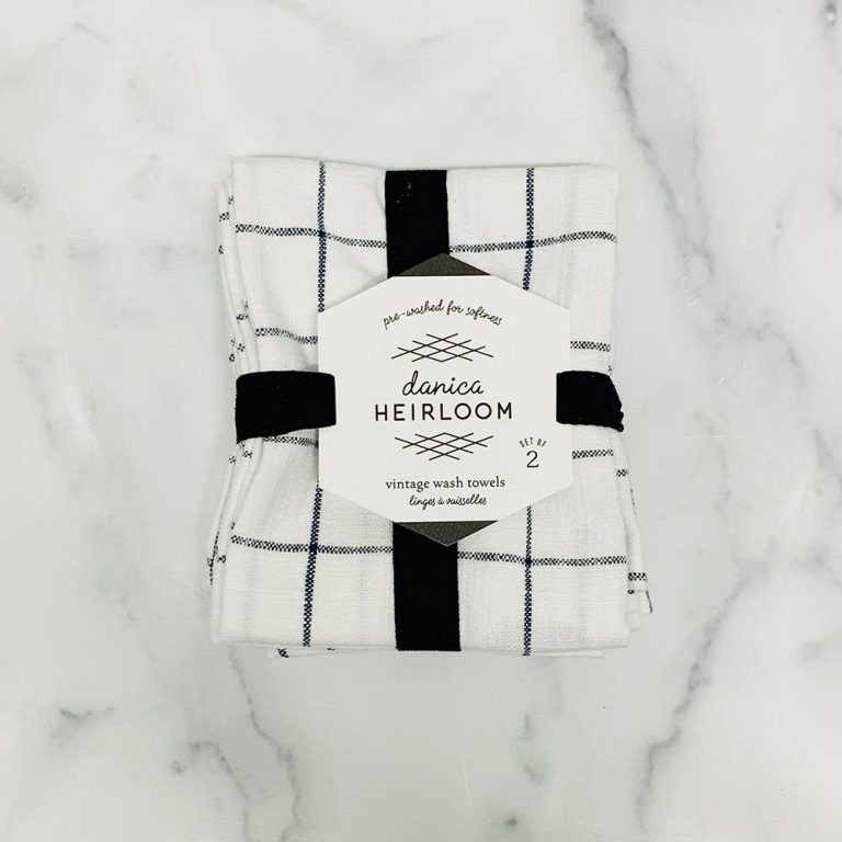 Vintage Heirloom Tea Towels - Midnight