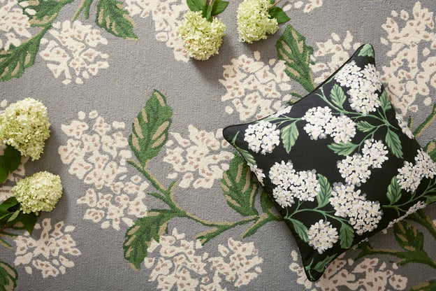 Rifle Paper Co x Loloi Joie Rug - Hydrangea Grey