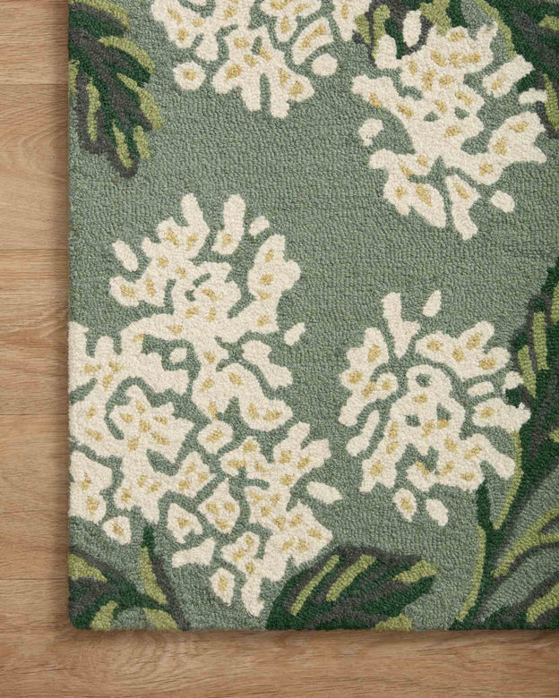 Rifle Paper Co x Loloi Joie Rug - Hydrangea Sage