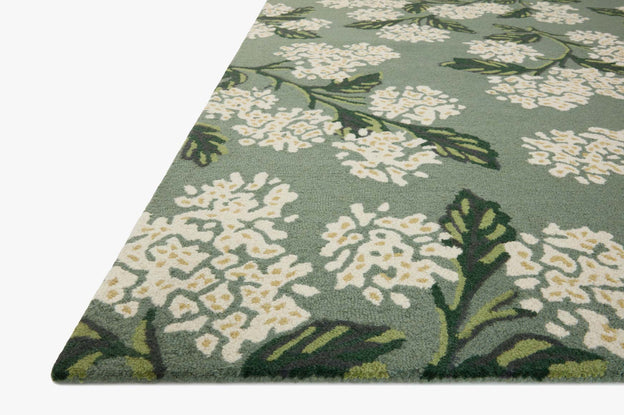 Rifle Paper Co x Loloi Joie Rug - Hydrangea Sage