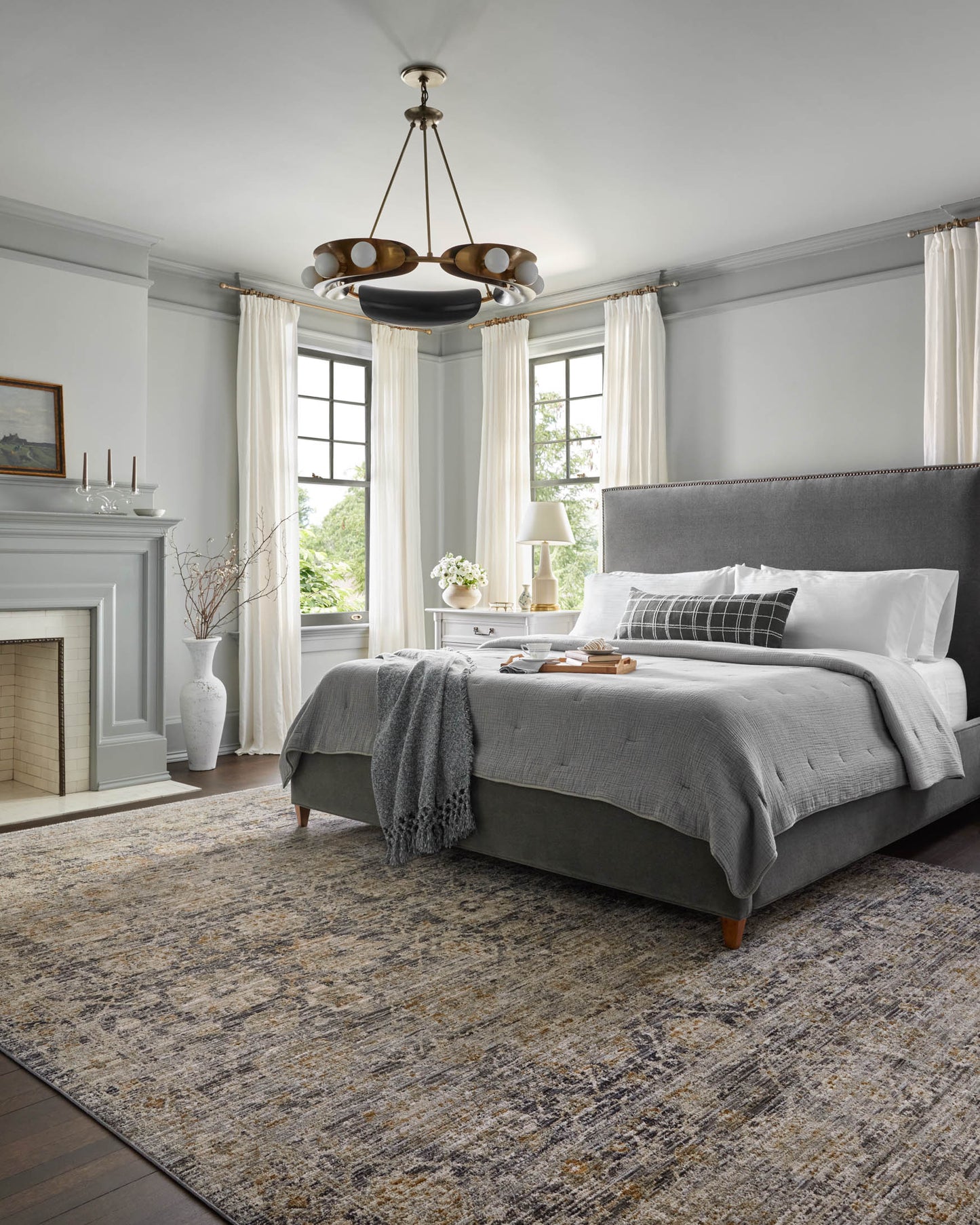 Jean Stoffer x Loloi Katherine Rug - Charcoal Gold