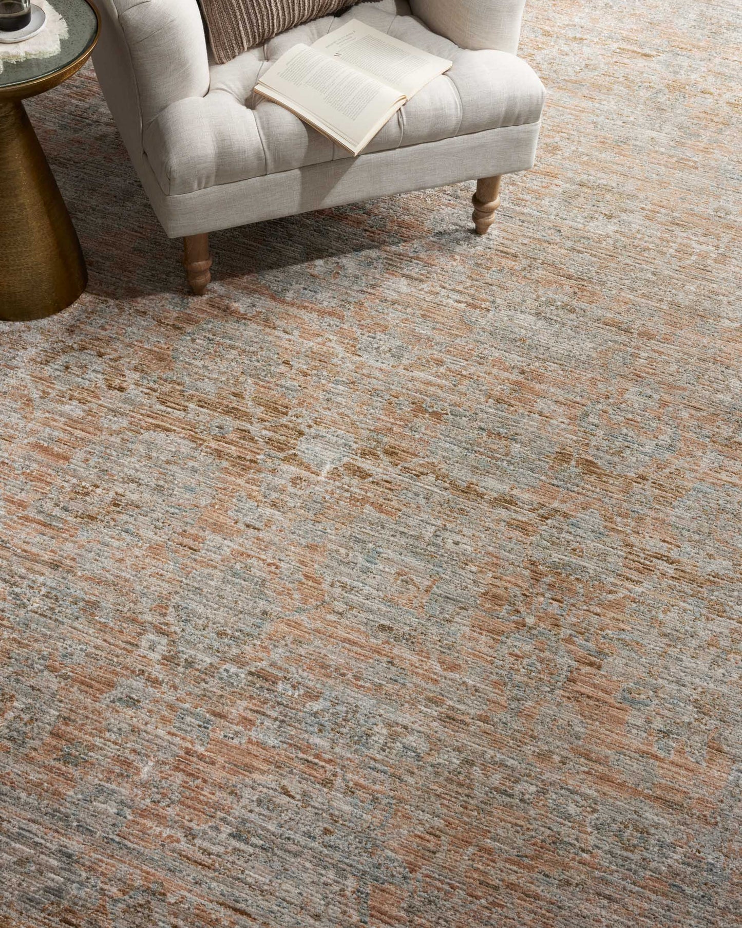 Jean Stoffer x Loloi Katherine Rug - Terracotta Smoke