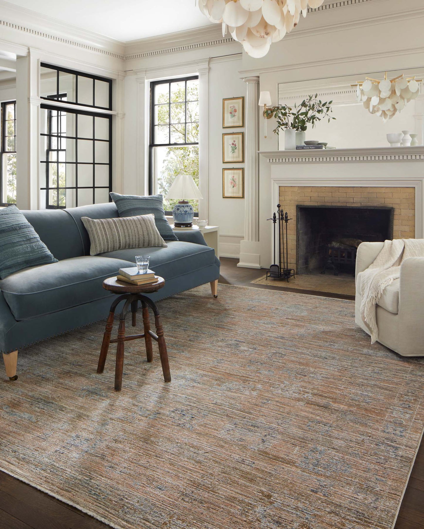 Jean Stoffer x Loloi Katherine Rug - Copper Steel