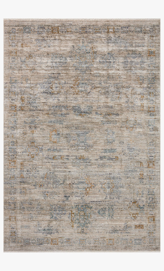 Jean Stoffer x Loloi Katherine Rug - Pebble Ocean