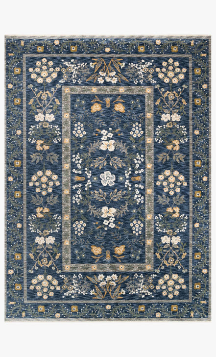 Rifle Paper Co x Loloi Kismet Rug - Arabesque Navy
