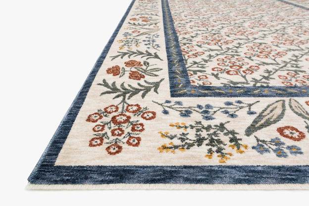 Rifle Paper Co x Loloi Kismet Rug - Suzani Garden Cream