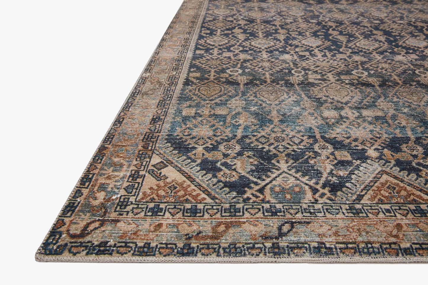 Magnolia Home x Loloi Lenna Rug - Indigo Natural